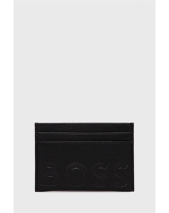 Кожаный визитница, черный Boss