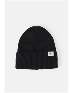 Шапка Monogram Beanie Unisex Jeans, черный Calvin klein