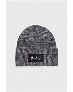 Шапка из смесовой шерсти, черный Guess