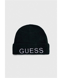 Шапка из смесовой шерсти, зеленый Guess