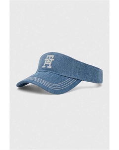 Джинсовая шапка с козырьком детская, синий Tommy hilfiger