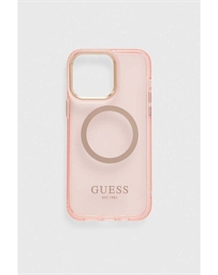 Чехол для телефона iPhone 14 Pro Max 6,7 дюйма, розовый Guess