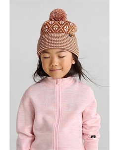 Детская хлопковая шапка Kuurassa, коричневый Reima