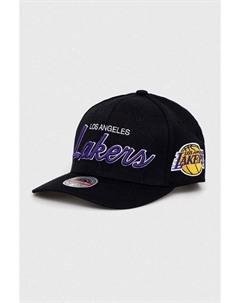 Шапка с козырьком с добавлением хлопка BOSTON CELTICS, фиолетовый Mitchell and ness