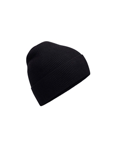 Вязаная шапка из органического хлопка, черный Beechfield®