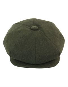 Кепка Peaky Blinders Newsboy с 8 панелями, зеленый Infinity leather