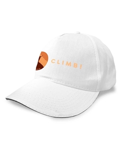 Бейсболка Climb!, белый Kruskis