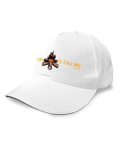 Бейсболка Campfire Is Calling, белый Kruskis