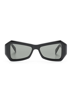 Солнцезащитные очки Tempio в геометричной оправе, черный Retrosuperfuture