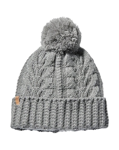 Шапка Cable Premium Pom, серый Timberland