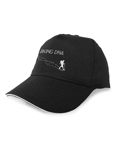 Бейсболка Hikking DNA, черный Kruskis