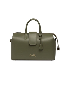 Кожаная сумка-трансформер Boston, зеленый Silver & riley