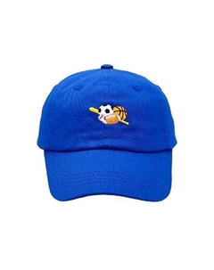 Спортивная бейсболка для мальчика синего цвета - Little Kid, цвет Blue Bits & bows