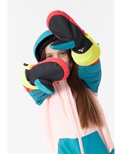 Перчатки с короткими пальцами, цвет pink yellow petrol Weedo