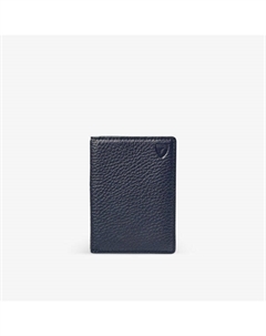 Кожаный визитница двойного сложения, темно-синий Aspinal of london