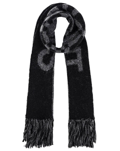 Шарф Wool, цвет Black & Dark Grey Saint laurent