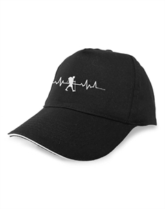 Кепка Trekking Heartbeat, черный Kruskis