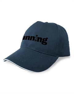 Бейсболка Word Running, синий Kruskis