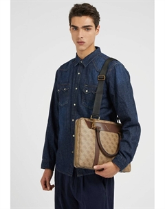 Портфель VEZZOLA DOC CASE UNISEX, бежевый Guess