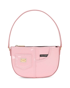 Лакированная сумка на плечо, розовый Dolce&gabbana