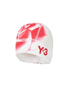 Шапка-бини x Palace, Белая/Красная Y-3