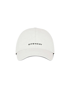 Изогнутая кепка Живанши с вышитым логотипом Белая Givenchy