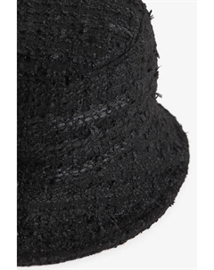 Мягкая шапка из тисненой ткани , черный H&m