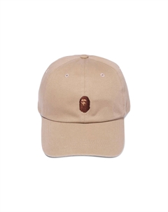 BAPE Кепка с одной точкой вставки Ape Head, Бежевый A bathing ape®