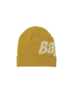 Вязаная шапка BAPE Желтая A bathing ape®