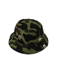 BAPE 1st Camo Панама New Era Зеленая A bathing ape®