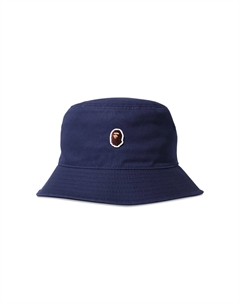 BAPE Панама-ведро с головой обезьяны, темно-синяя A bathing ape®