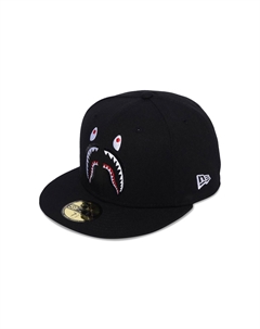 Кепка BAPE Shark New Era 95Fifty, черная A bathing ape®
