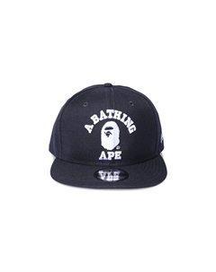 Кепка с застежкой на спине BAPE College New Era, темно-синяя A bathing ape®