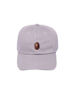 BAPE Кепка с одной точкой вставки Ape Head, Серая A bathing ape®