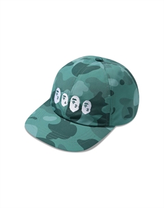Кепка BAPE Color Camo Ape Head, зеленая A bathing ape®