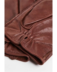 Кожаные перчатки, коричневый H&m