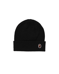 BAPE Одноточечная вязаная шапка Ape Head, черная A bathing ape®