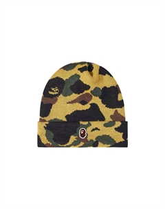 Вязаная кепка BAPE 1st Camo, Зеленая A bathing ape®