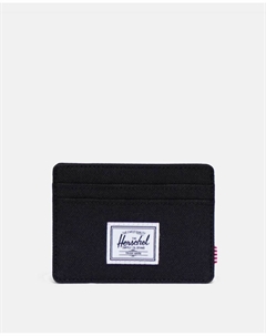 Визитница Charlie Supply, черная, черный Herschel