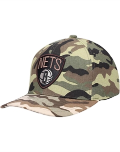 Мужская кепка Camo Brooklyn Nets Woodland Desert Snapback Mitchell and ness