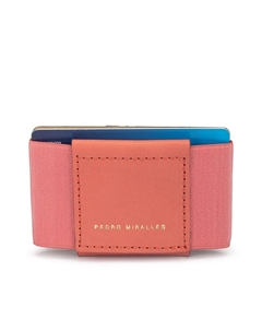Женская визитница из розовой кожи, розовый Pedro miralles