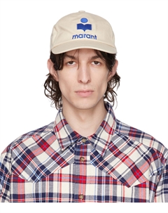 Бежевая спортивная кепка Tyron Isabel marant