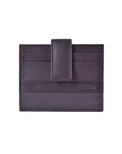 Мужская визитница из коричневой кожи, коричневый Miguel bellido