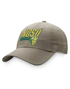 Мужская регулируемая шапка цвета хаки NDSU Bison Slice Top of the world
