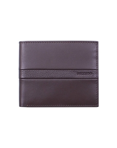 Мужская визитница из коричневой кожи с кошельком, коричневый Miguel bellido