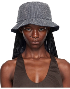 Темно-синяя панама с кристаллами Jw anderson