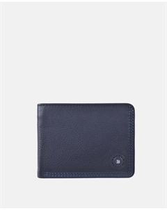 Мужская визитница синяя кожаная, синий Miguel bellido