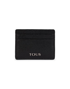 Мужская визитница New Berlin черная кожаная, черный Tous