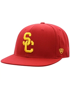 Мужская приталенная шляпа Cardinal USC Trojans Team Color Top of the world