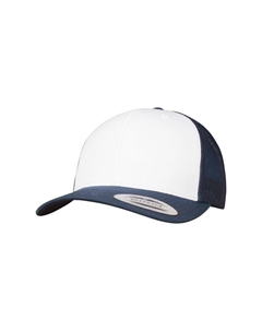 Цветная кепка дальнобойщика в стиле ретро, темно-синий Flexfit